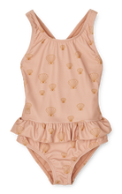 Load image into Gallery viewer, Liewood Amara Printed Swimsuit - Sea Shell / Pale Tuscany
