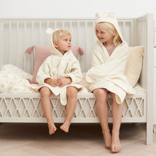 Load image into Gallery viewer, Cam Cam Copenhagen Bathrobe, Hooded w/ ears, 3-4 yrs - Off-White
